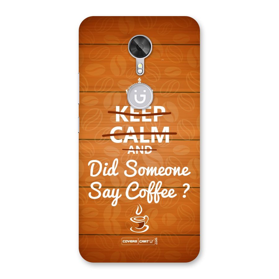 Coffee Ardour Back Case for Gionee A1