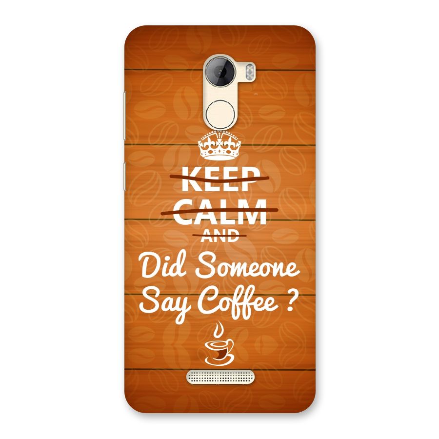 Coffee Ardour Back Case for Gionee A1 LIte
