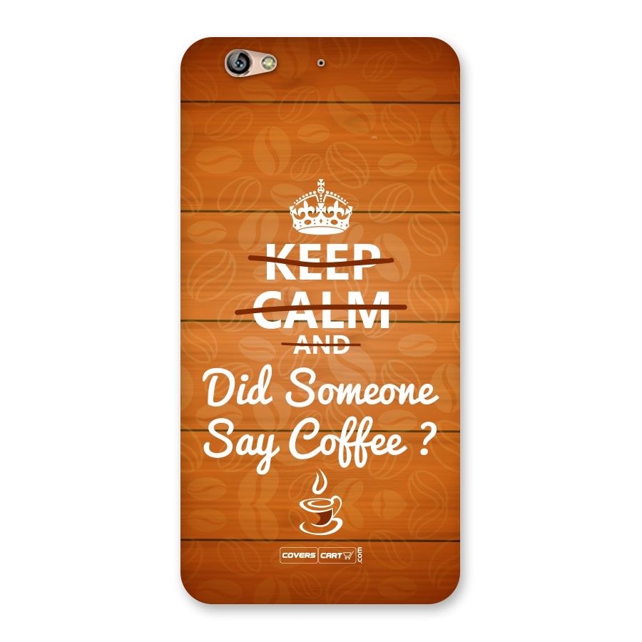 Coffee Ardour Back Case for Gionee S6