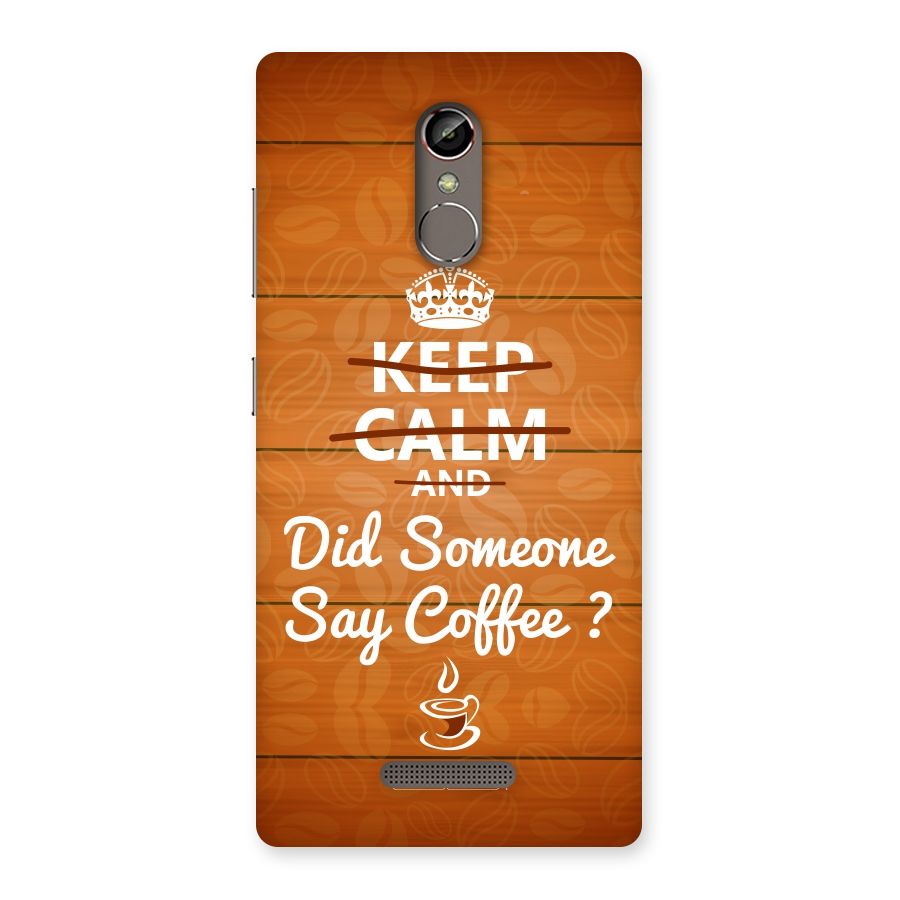 Coffee Ardour Back Case for Gionee S6s