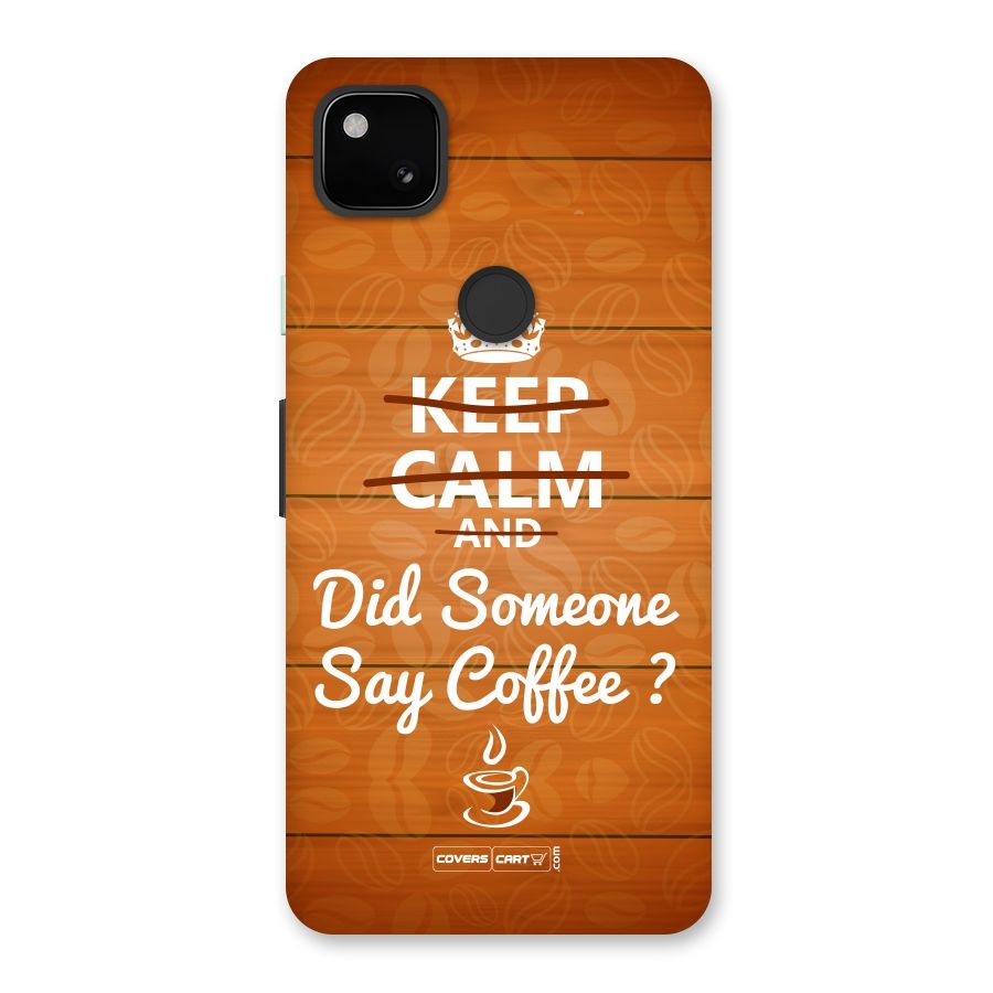 Coffee Ardour Back Case for Google Pixel 4a