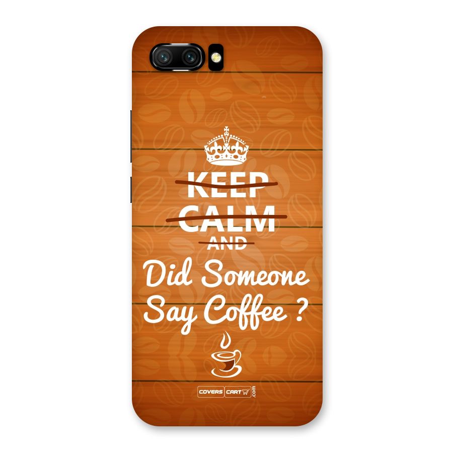 Coffee Ardour Back Case for Honor 10