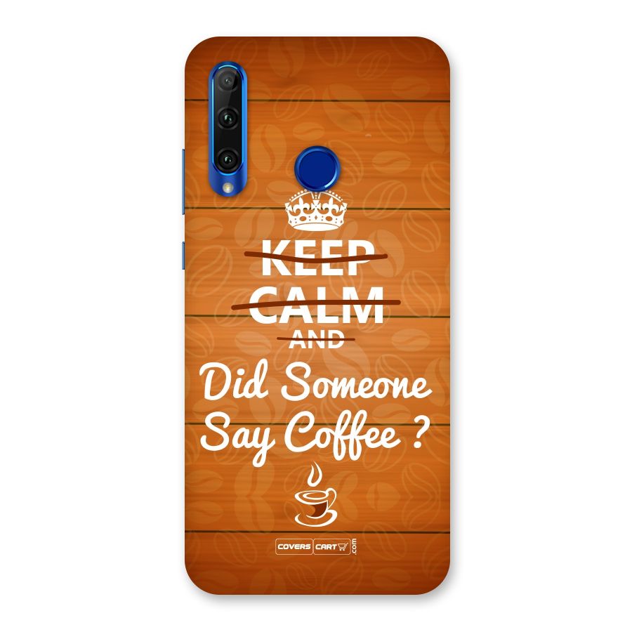 Coffee Ardour Back Case for Honor 20i