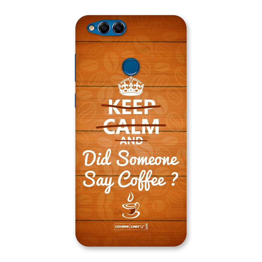 Coffee Ardour Back Case for Honor 7X