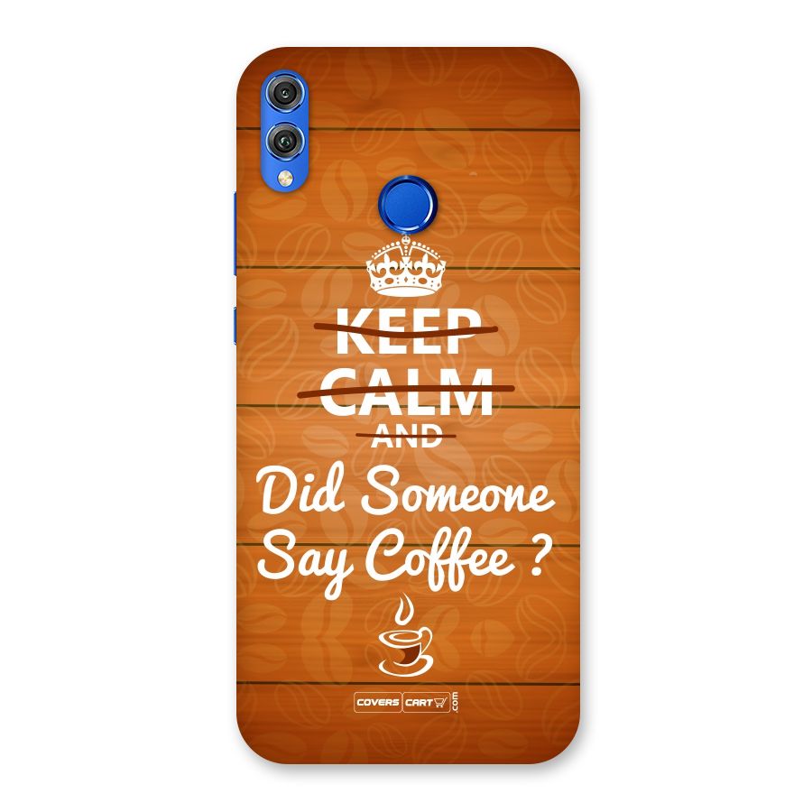 Coffee Ardour Back Case for Honor 8X