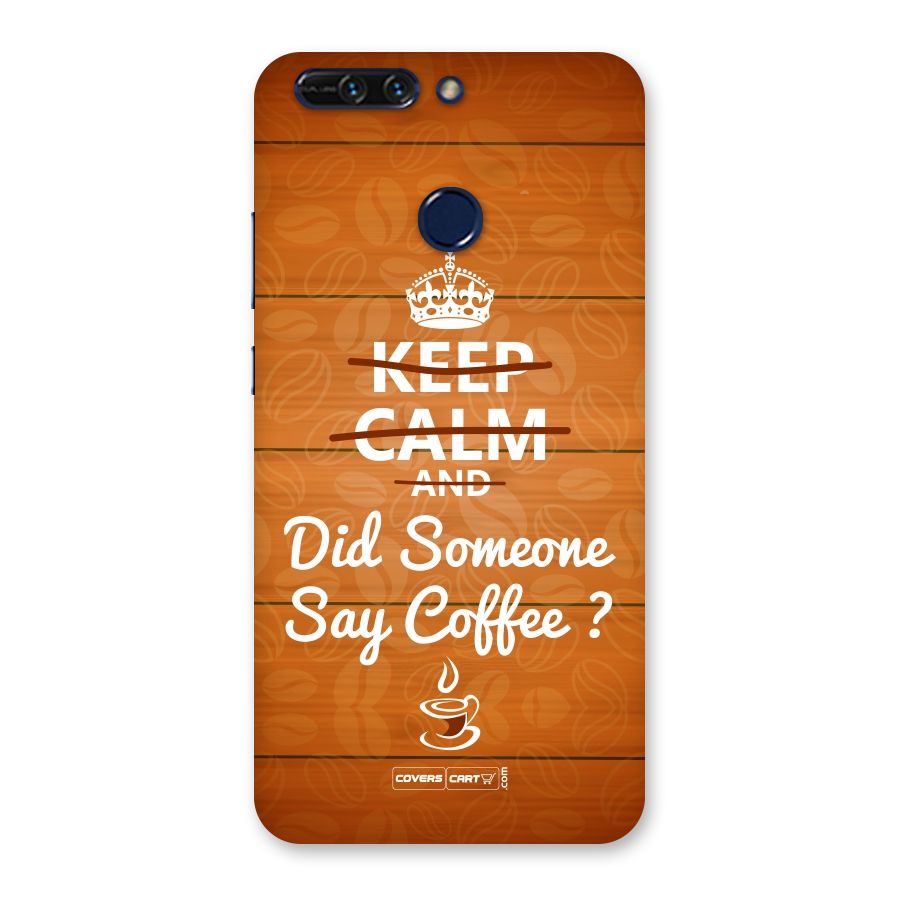 Coffee Ardour Back Case for Honor 8 Pro
