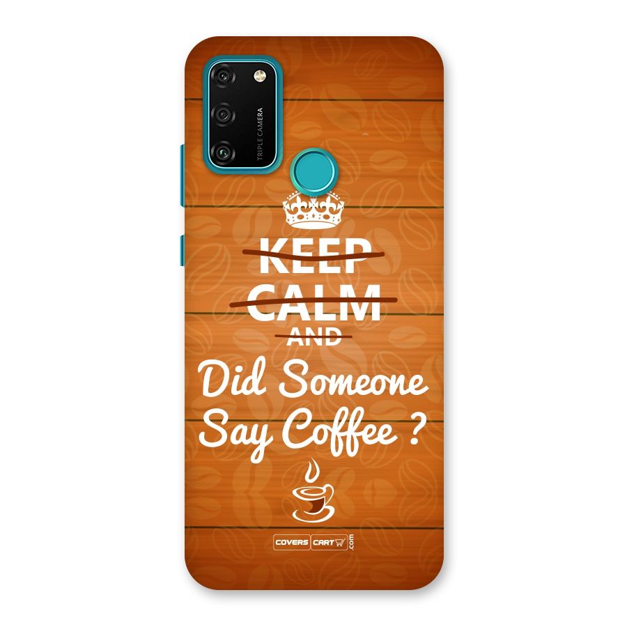 Coffee Ardour Back Case for Honor 9A
