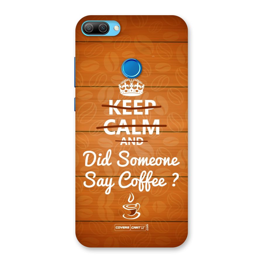 Coffee Ardour Back Case for Honor 9N