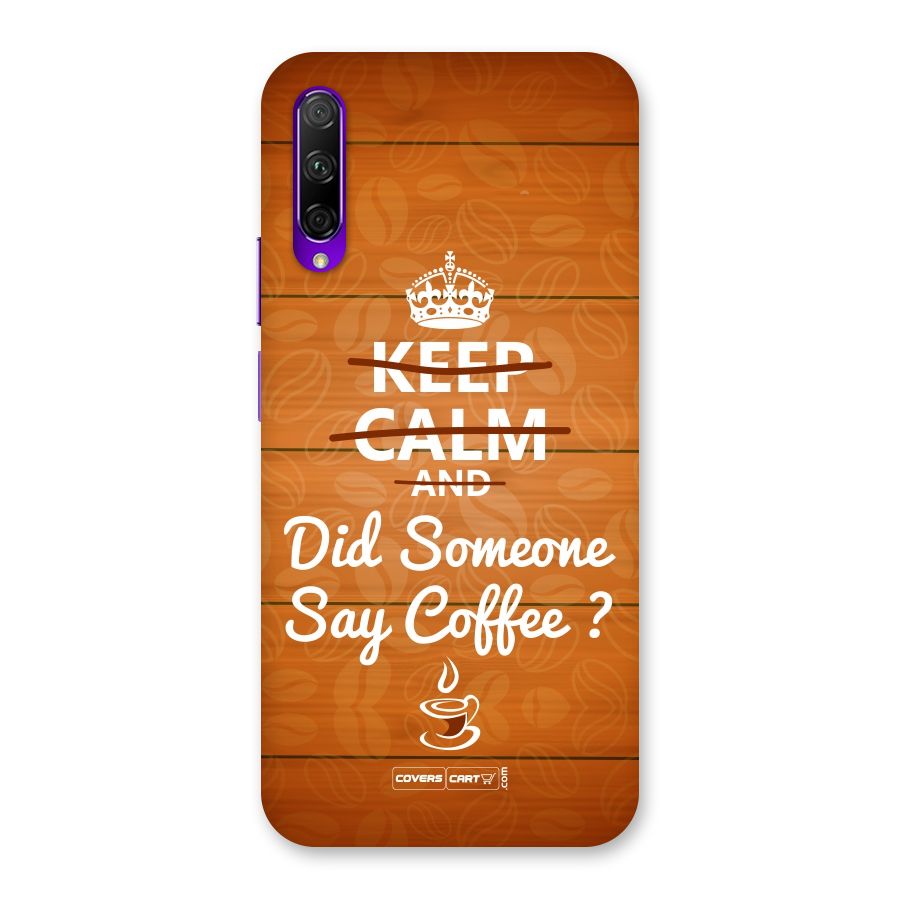 Coffee Ardour Back Case for Honor 9X Pro