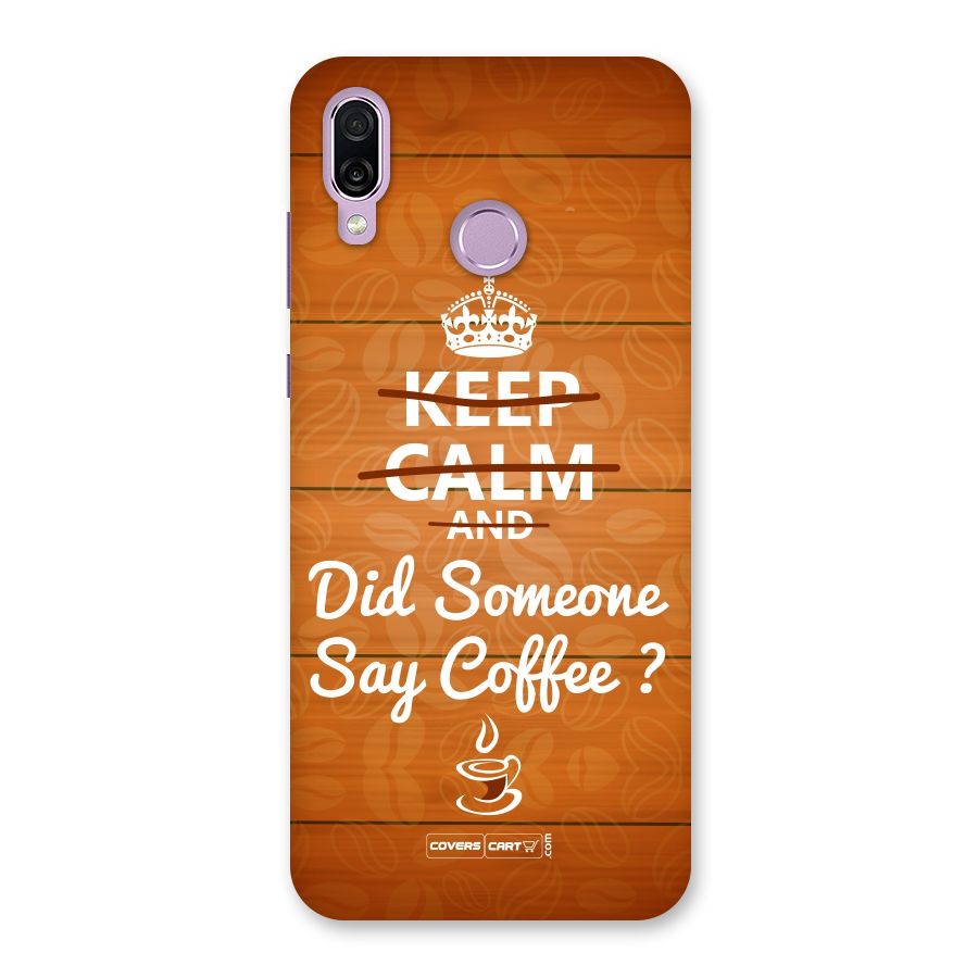 Coffee Ardour Back Case for Honor Play