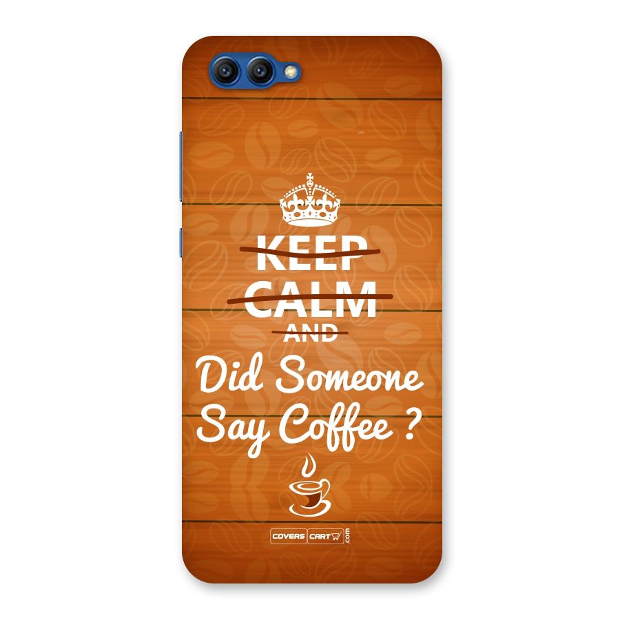Coffee Ardour Back Case for Honor View 10