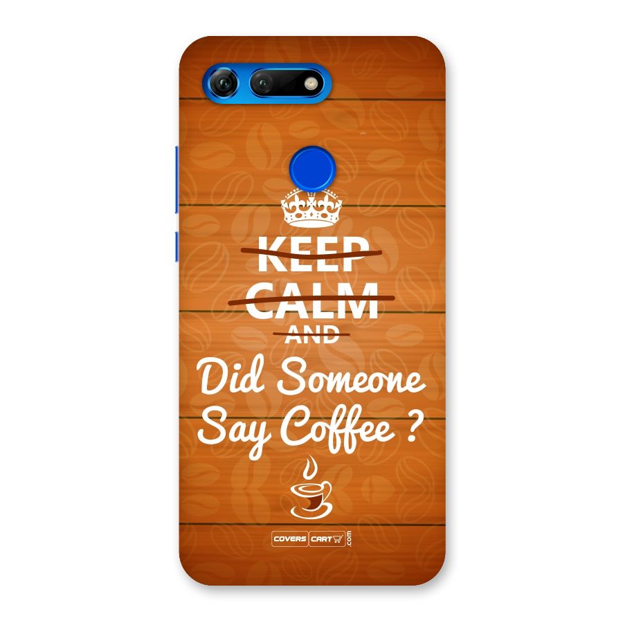 Coffee Ardour Back Case for Honor View 20