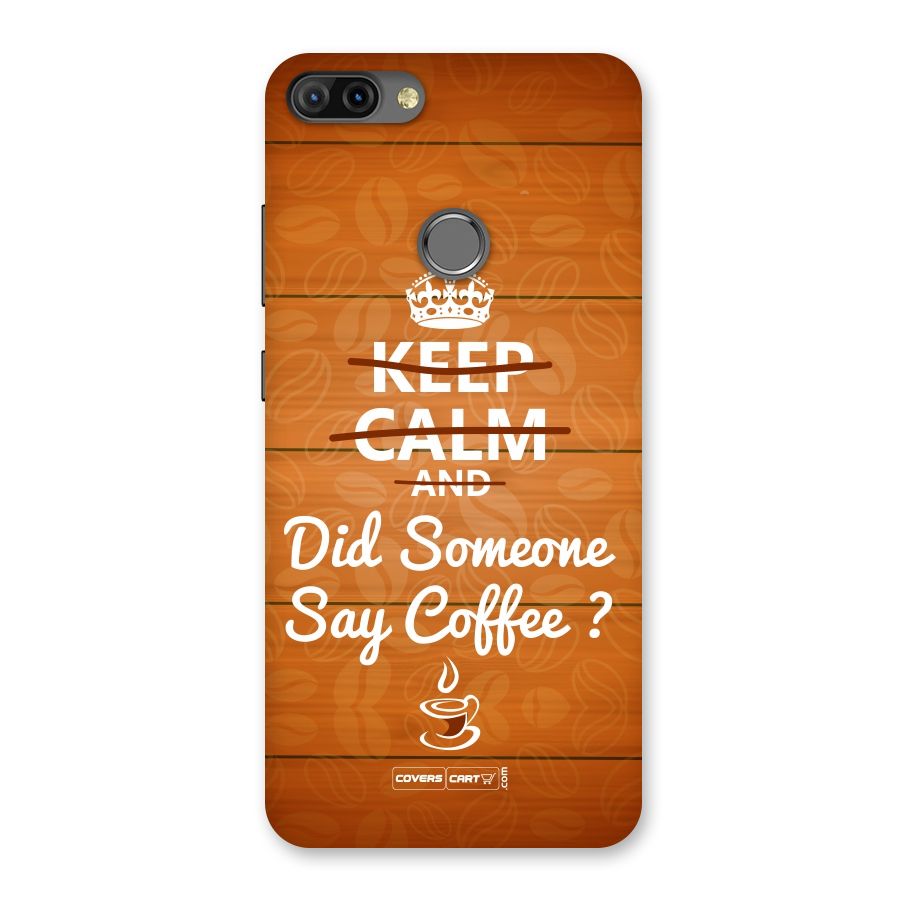 Coffee Ardour Back Case for Infinix Hot 6 Pro