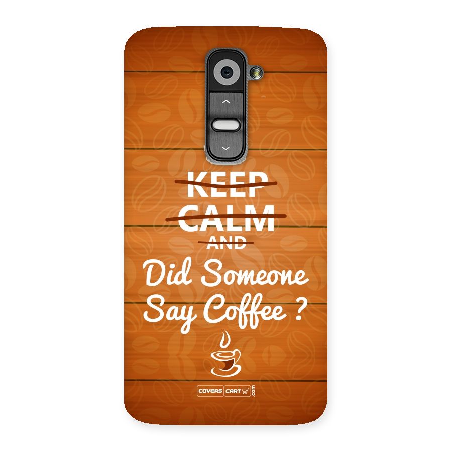 Coffee Ardour Back Case for LG G2