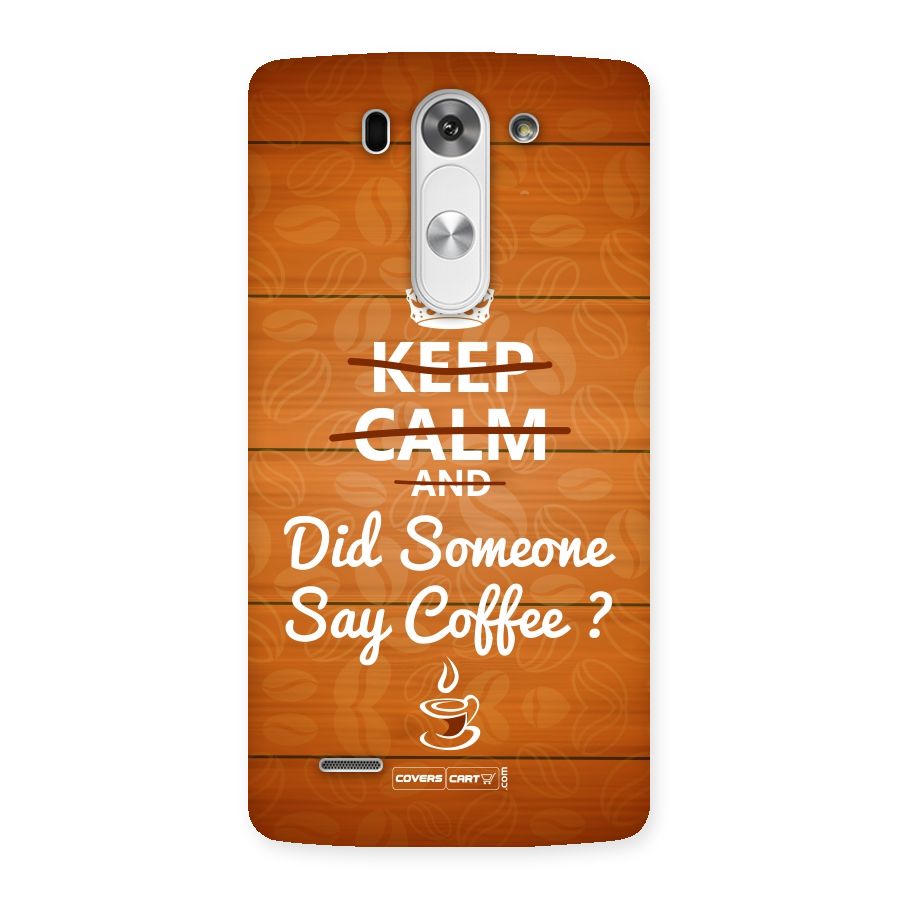 Coffee Ardour Back Case for LG G3 Mini