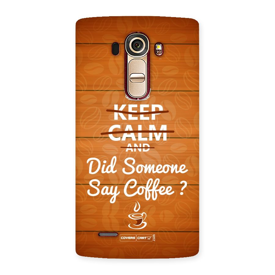 Coffee Ardour Back Case for LG G4
