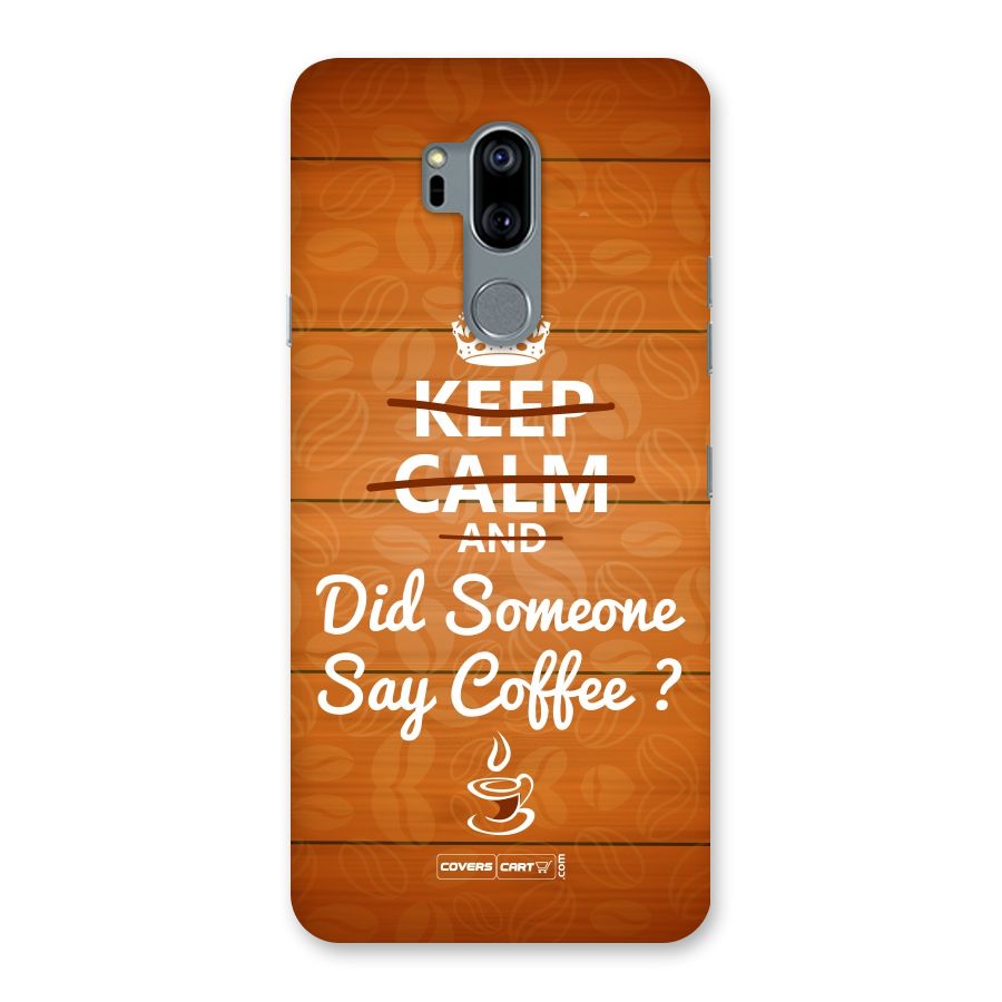Coffee Ardour Back Case for LG G7