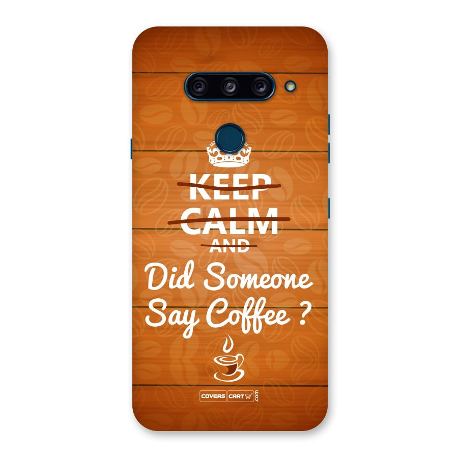Coffee Ardour Back Case for LG  V40 ThinQ