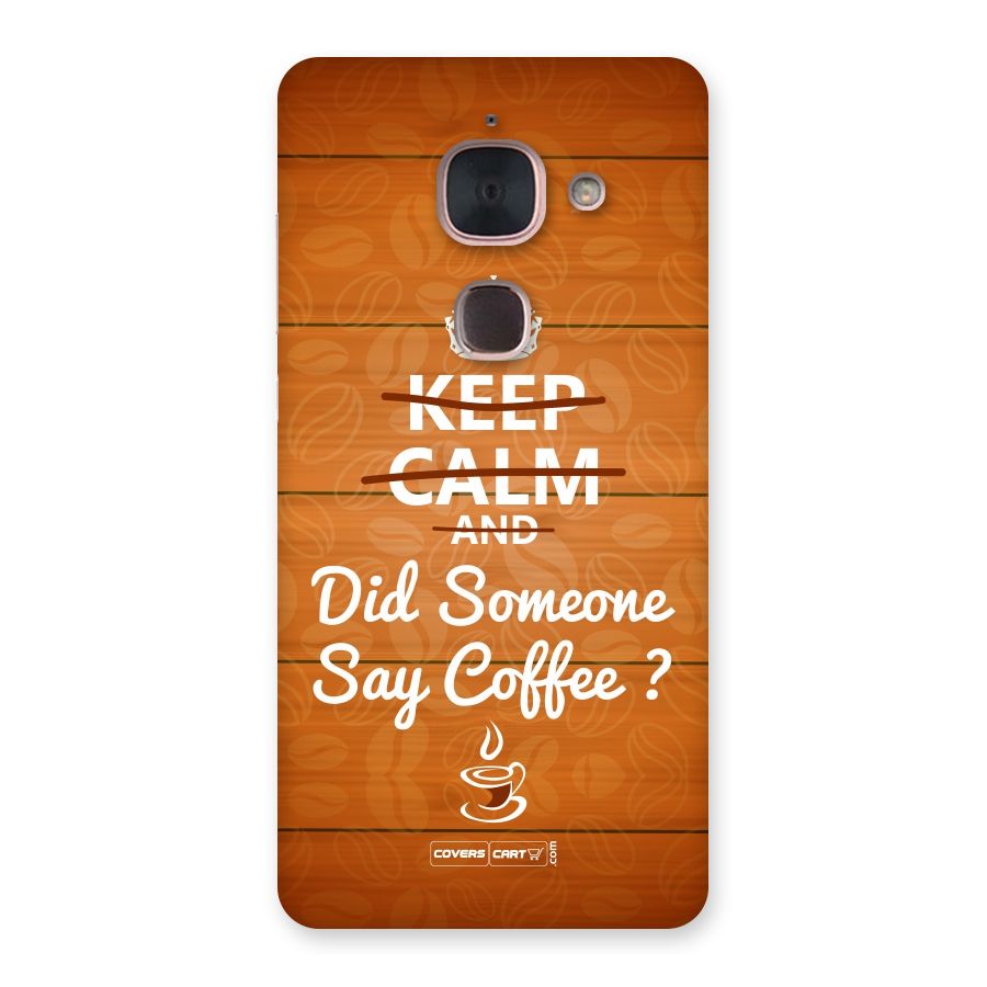 Coffee Ardour Back Case for Le Max 2