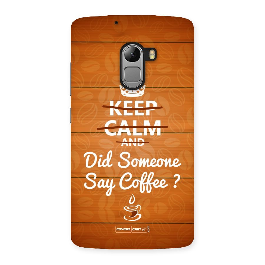 Coffee Ardour Back Case for Lenovo K4 Note