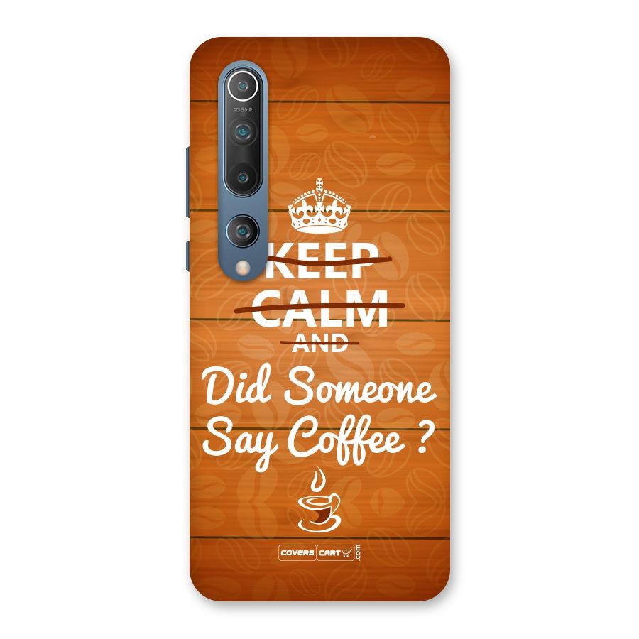 Coffee Ardour Back Case for Mi 10