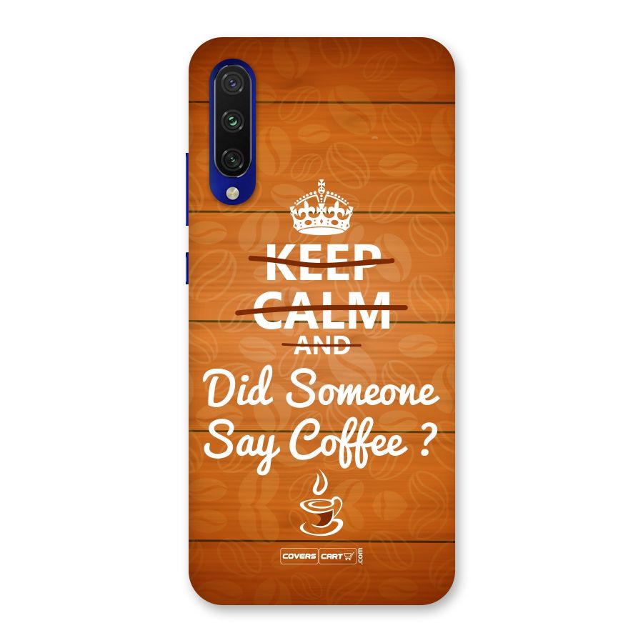 Coffee Ardour Back Case for Mi A3