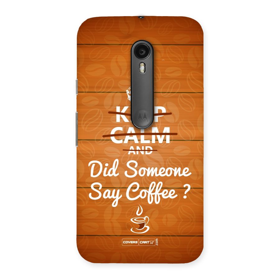 Coffee Ardour Back Case for Moto G Turbo