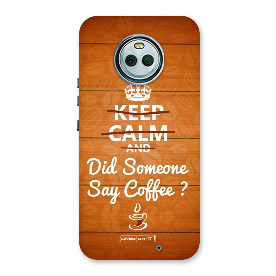 Coffee Ardour Back Case for Moto X4