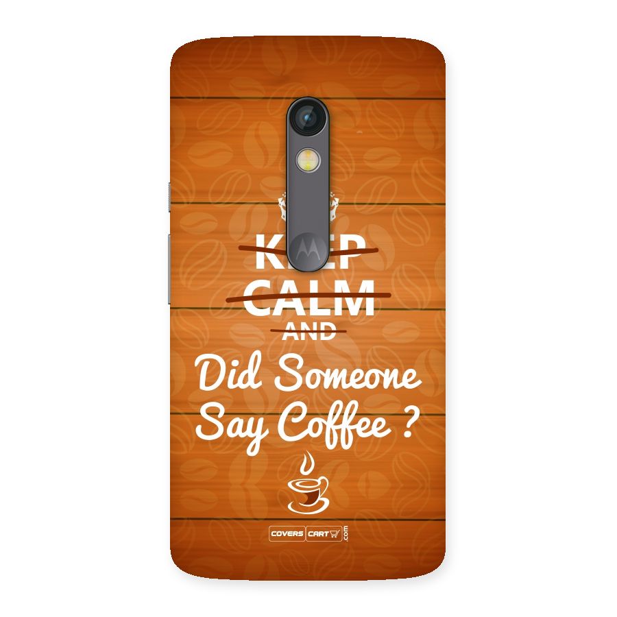 Coffee Ardour Back Case for Moto X Play