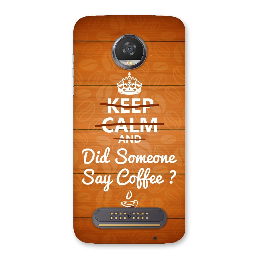 Coffee Ardour Back Case for Moto Z2 Play