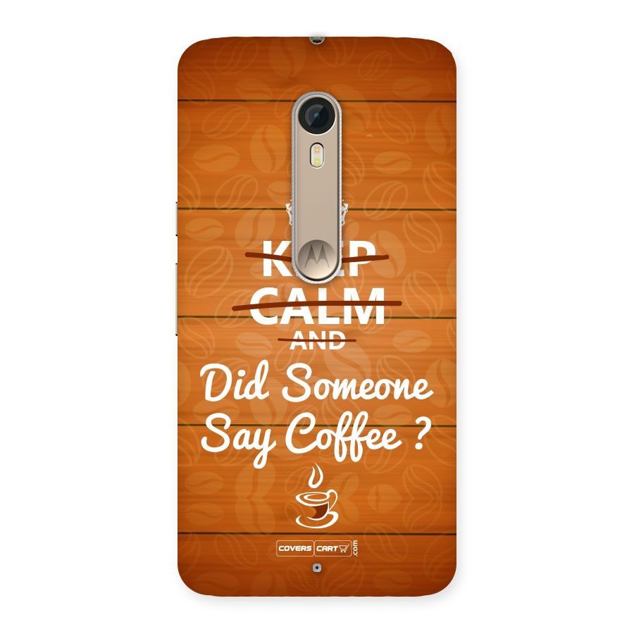 Coffee Ardour Back Case for Motorola Moto X Style