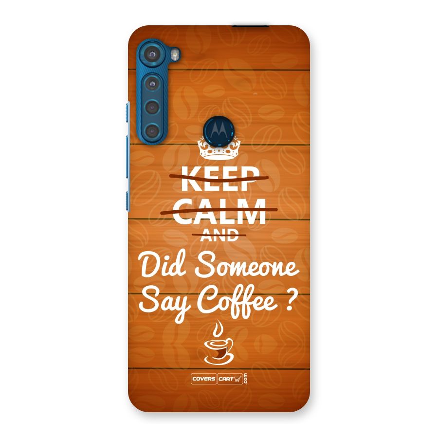Coffee Ardour Back Case for Motorola One Fusion Plus