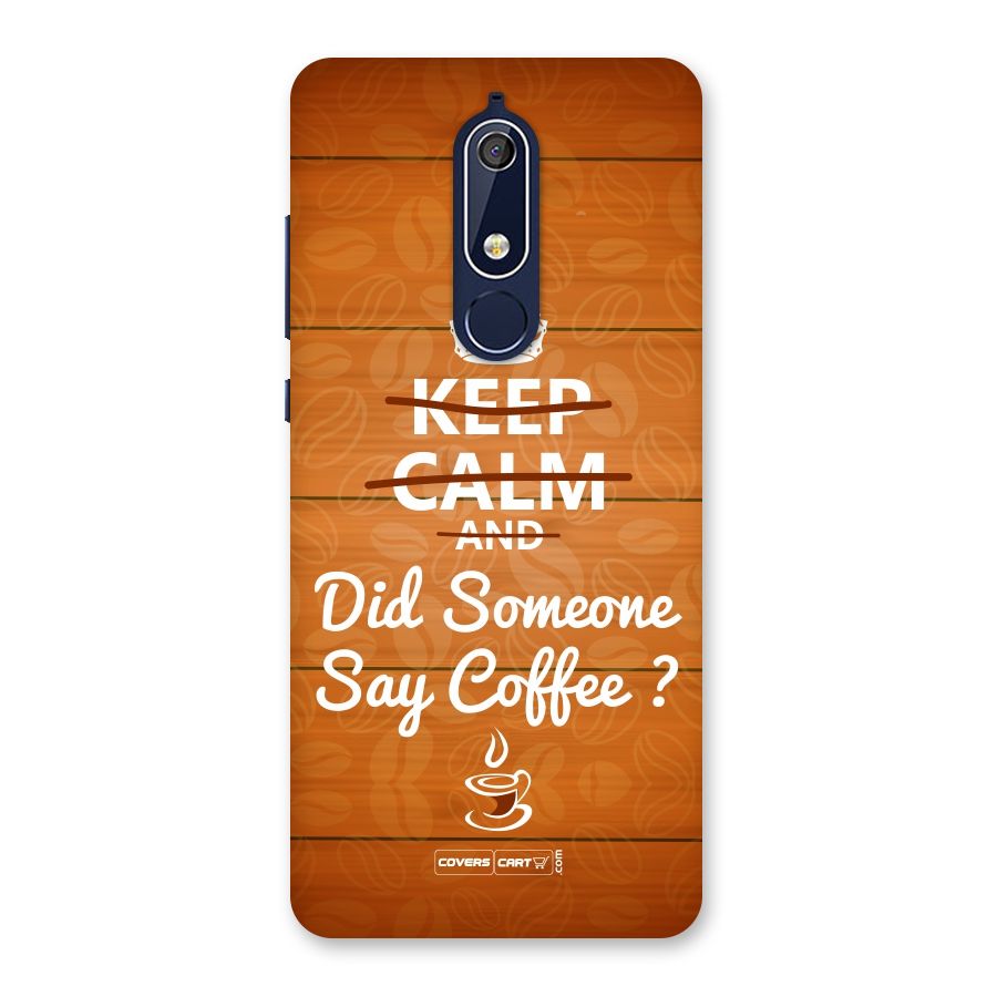 Coffee Ardour Back Case for Nokia 5.1