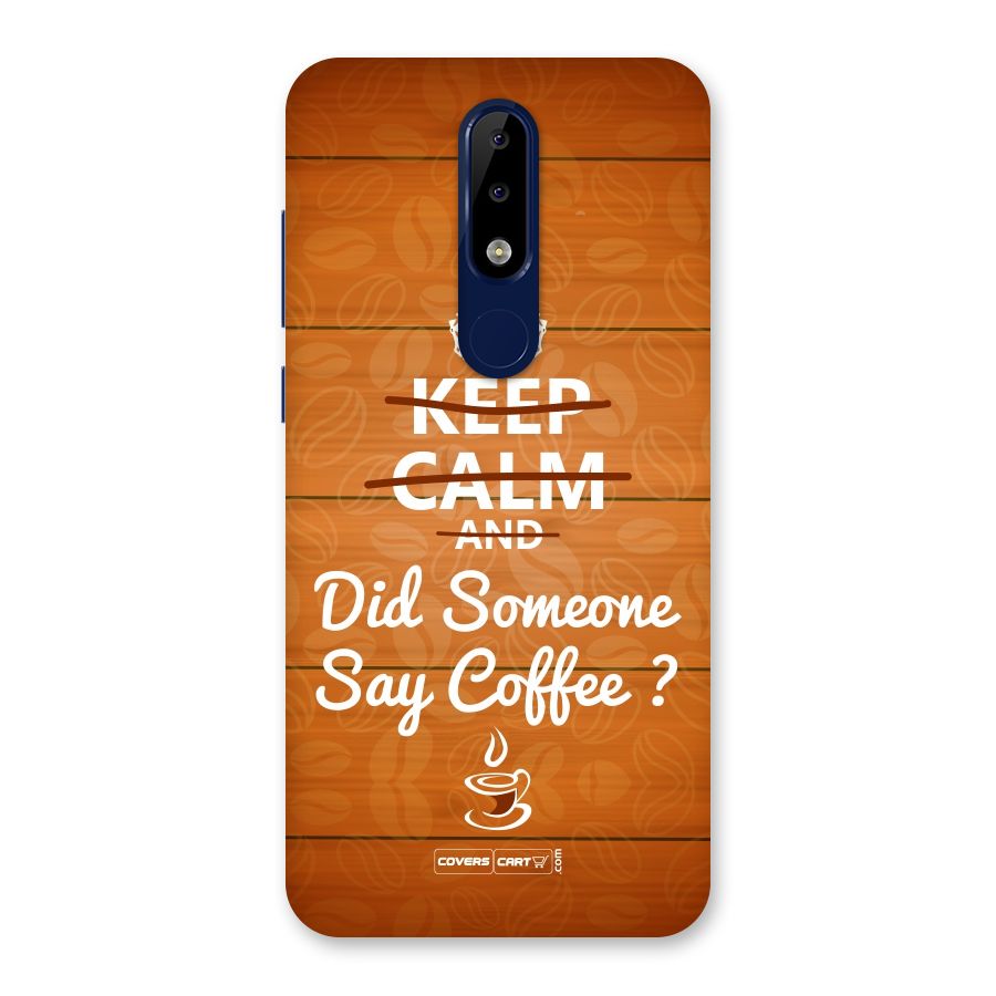 Coffee Ardour Back Case for Nokia 5.1 Plus