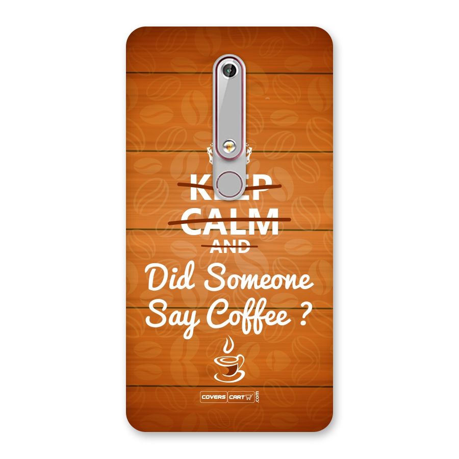 Coffee Ardour Back Case for Nokia 6.1