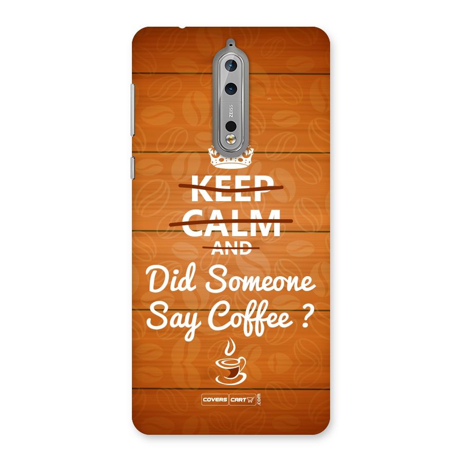 Coffee Ardour Back Case for Nokia 8