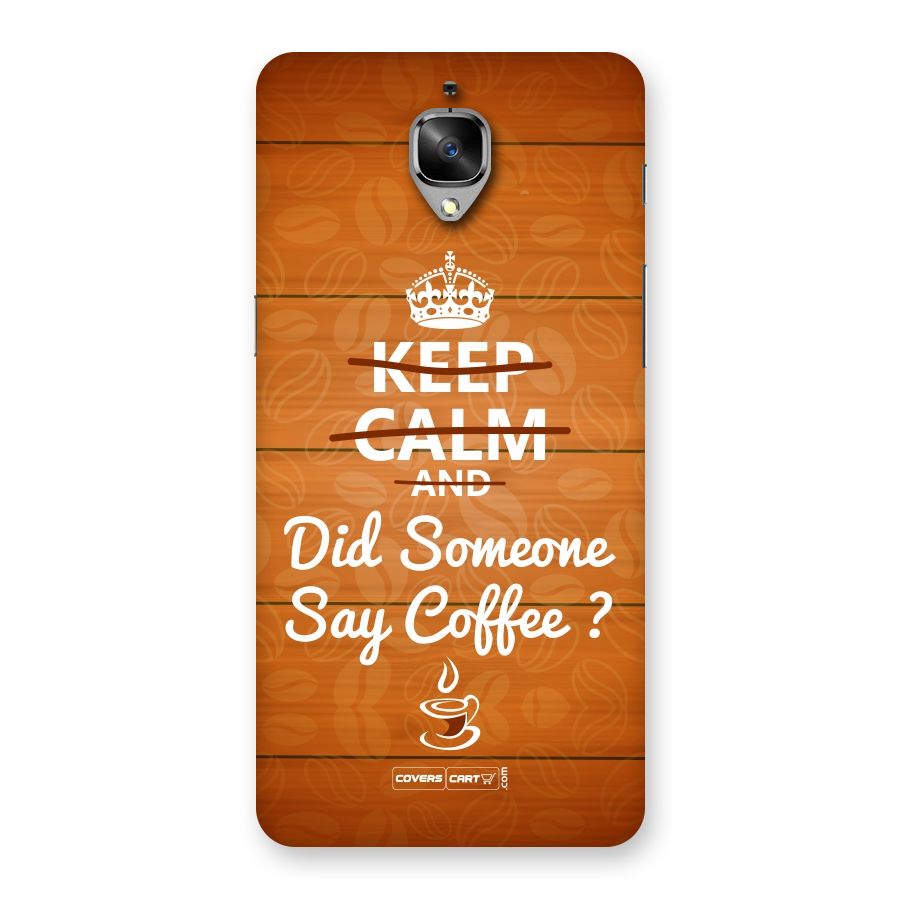 Coffee Ardour Back Case for OnePlus 3