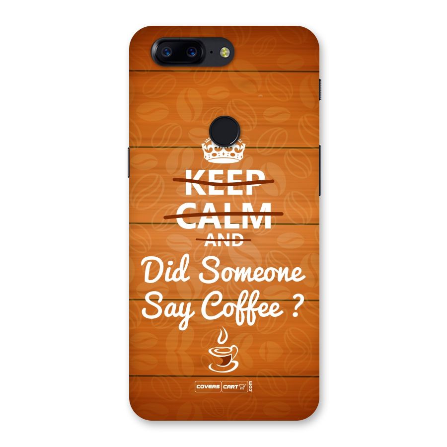 Coffee Ardour Back Case for OnePlus 5T
