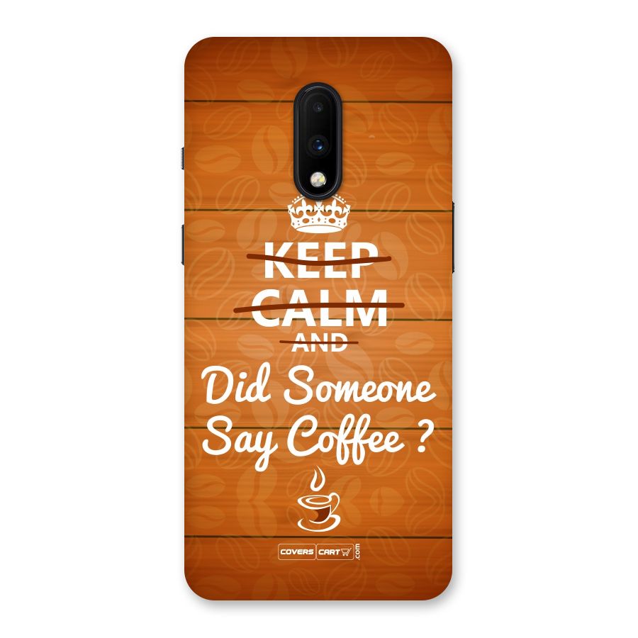 Coffee Ardour Back Case for OnePlus 7