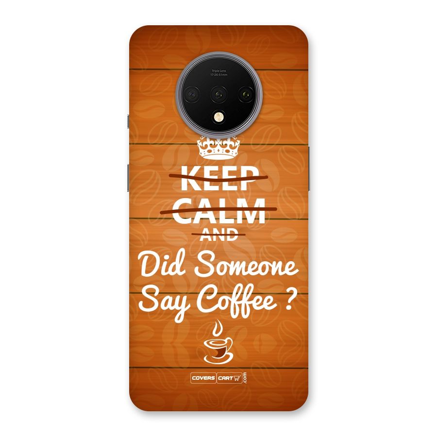 Coffee Ardour Back Case for OnePlus 7T