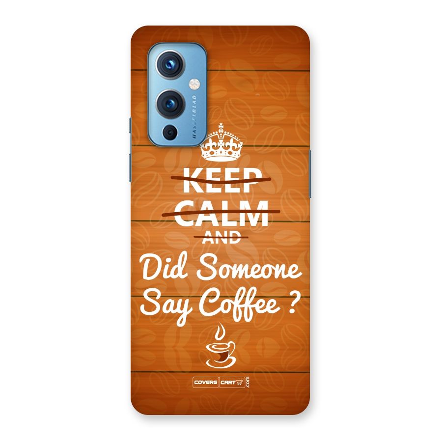 Coffee Ardour Back Case for OnePlus 9