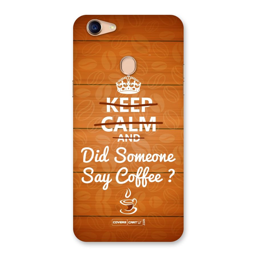 Coffee Ardour Back Case for Oppo F5 Youth