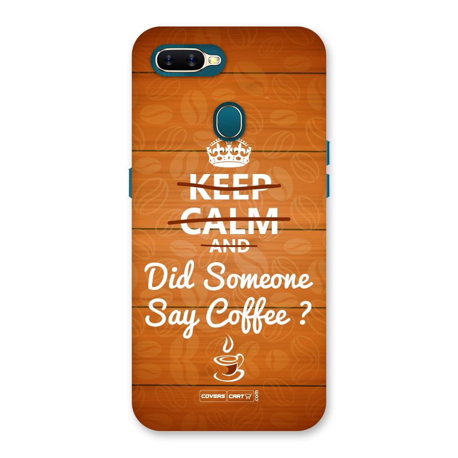 Coffee Ardour Back Case for Oppo A11k
