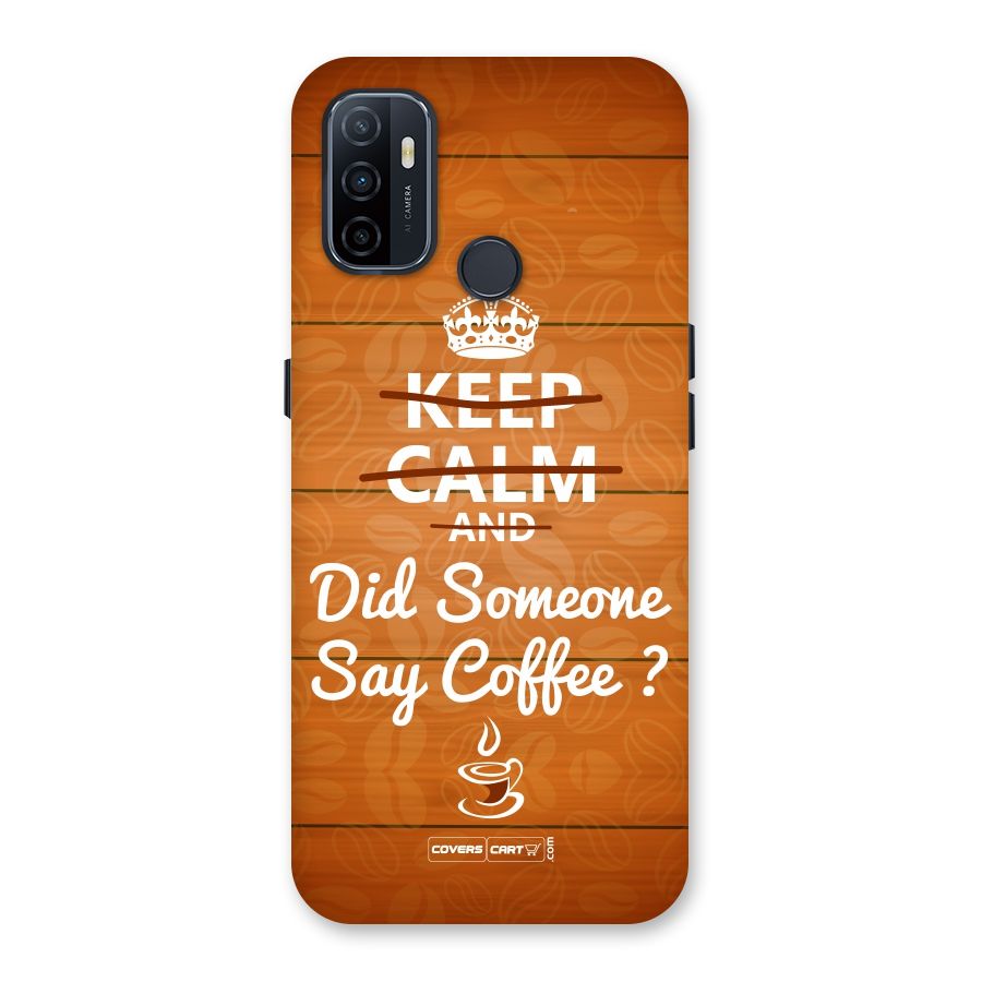 Coffee Ardour Back Case for Oppo A32