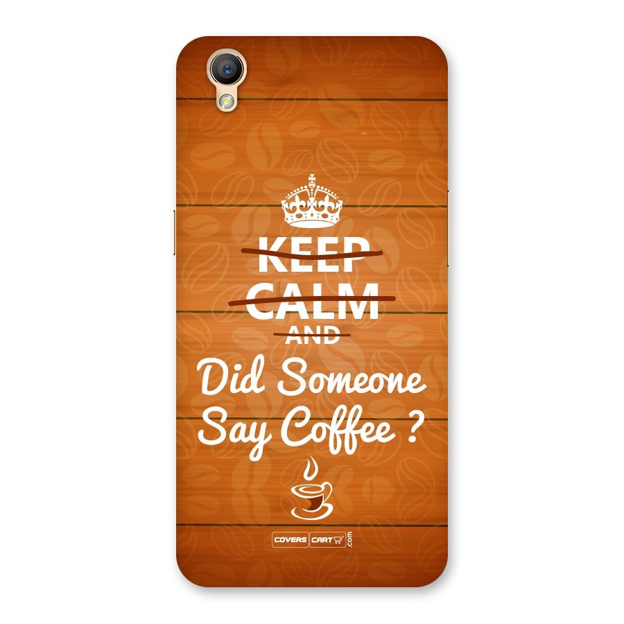 Coffee Ardour Back Case for Oppo A37