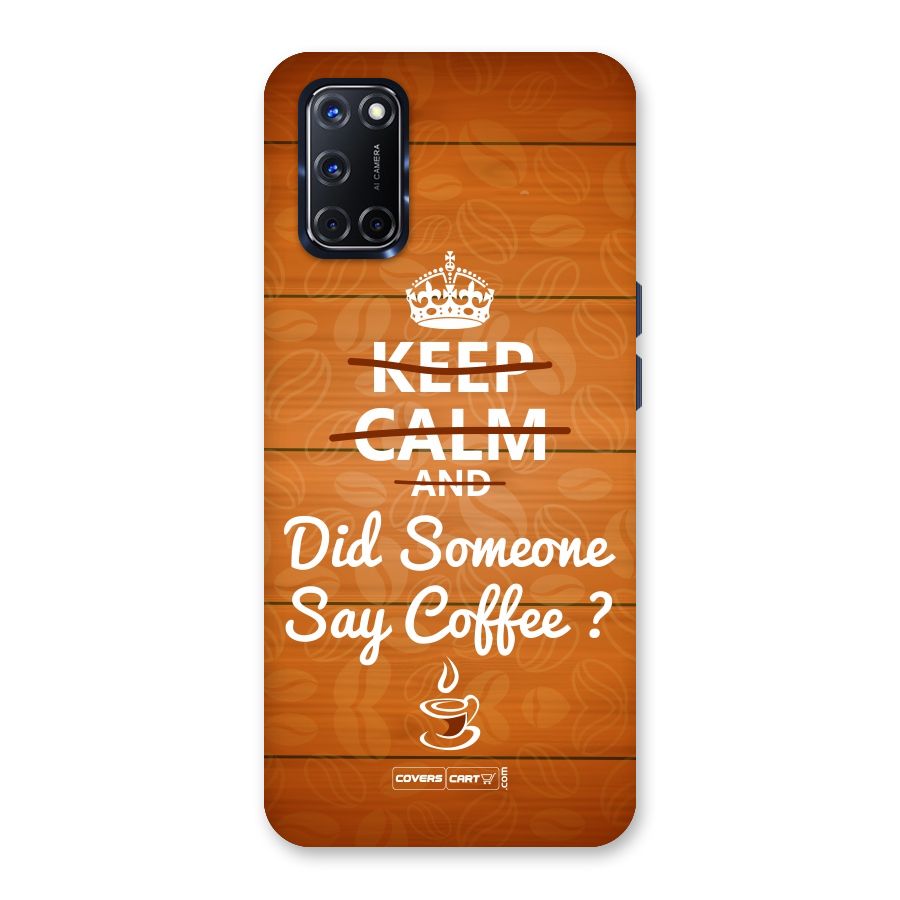 Coffee Ardour Back Case for Oppo A52