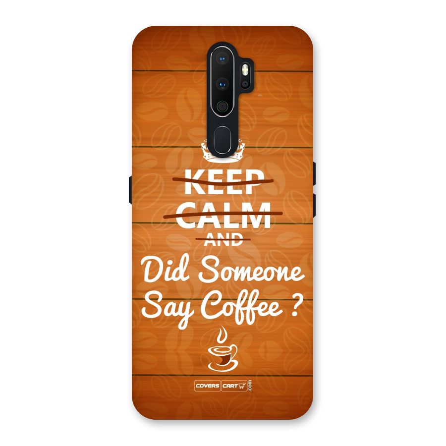 Coffee Ardour Back Case for Oppo A5 (2020)