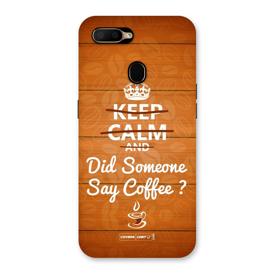 Coffee Ardour Back Case for Oppo A5s