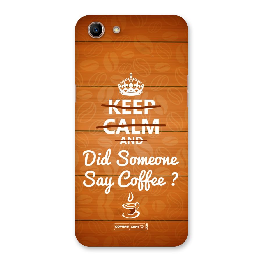 Coffee Ardour Back Case for Oppo A83 (2018)