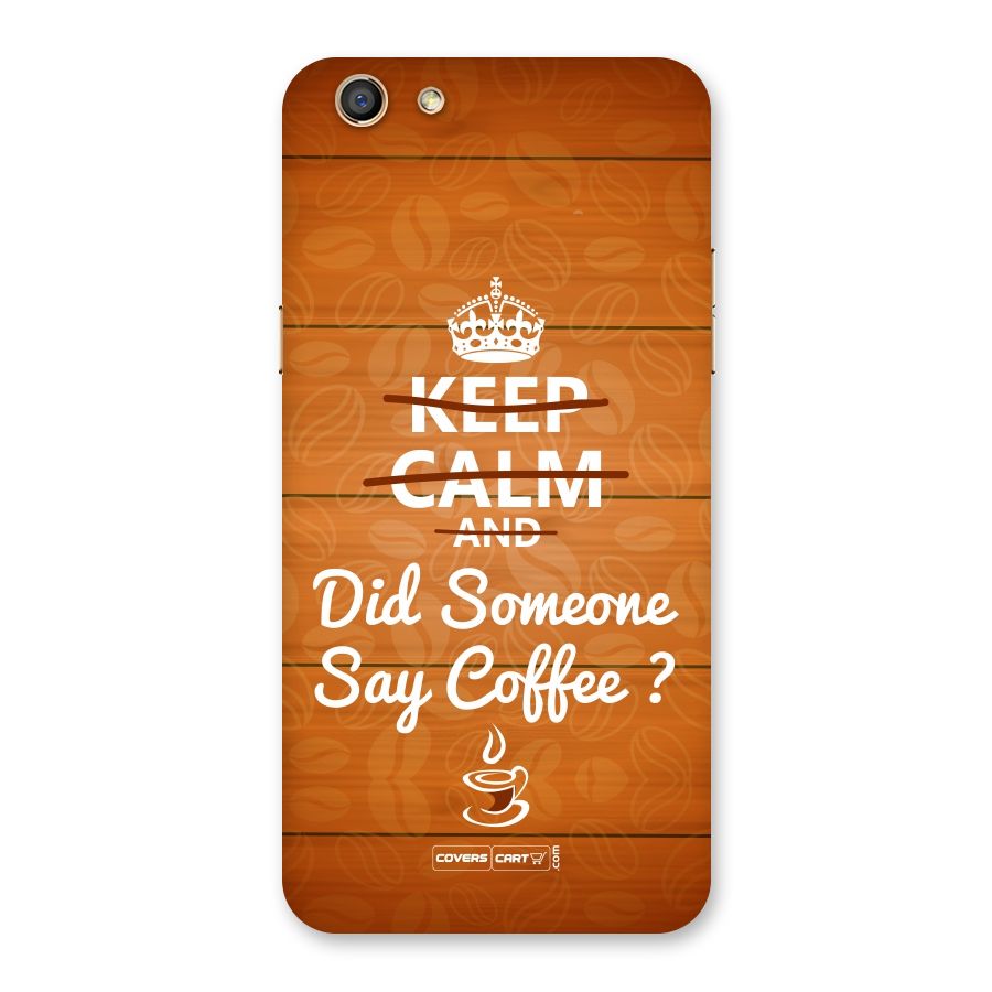 Coffee Ardour Back Case for Oppo F3